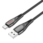 hoco U133 Type-C / USB-C to USB-A Braided Charging Data Cable, 1.2m