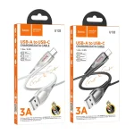 hoco U133 Type-C / USB-C to USB-A Braided Charging Data Cable, 1.2m - Image 5