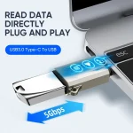 JOYROOM S-H151 Upgraded Version USB-C / Type-C Male c 3.0 Female OTG Adapter, S-H151 Upgraded Version - Image 3