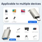 JOYROOM S-H151 Upgraded Version USB-C / Type-C Male c 3.0 Female OTG Adapter, S-H151 Upgraded Version - Image 7