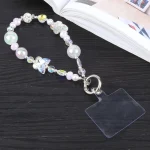 Mobile Phone Anti-lost Crystal Rhinestone Bead Chain Short Lanyard - Image 2