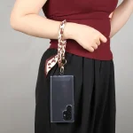 Mobile Phone Anti-lost Silk Scarf Short Lanyard - Image 5