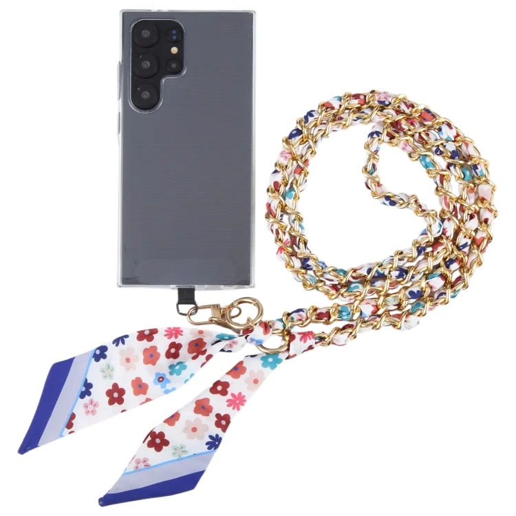 Mobile Phone Anti-lost Silk Scarf Full Coverage Long Lanyard