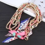 Mobile Phone Anti-lost Silk Scarf Full Coverage Long Lanyard - Image 2