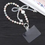 Large Bowknot Bead Chain Anti-lost Phone Short Lanyard - Image 5