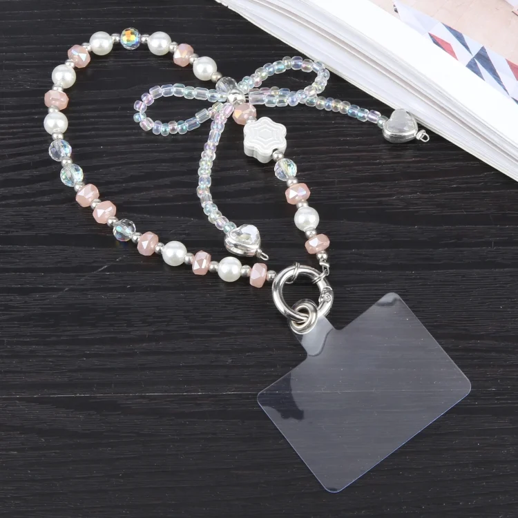 EDA0067085_3.webp Large Bowknot Bead Chain Anti-lost Phone Short Lanyard - Image 5