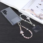 Crown Heart Bead Chain Anti-lost Phone Short Lanyard - Image 3