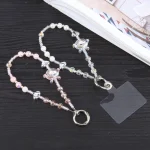 Crown Heart Bead Chain Anti-lost Phone Short Lanyard - Image 4