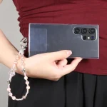 Crown Heart Bead Chain Anti-lost Phone Short Lanyard - Image 5