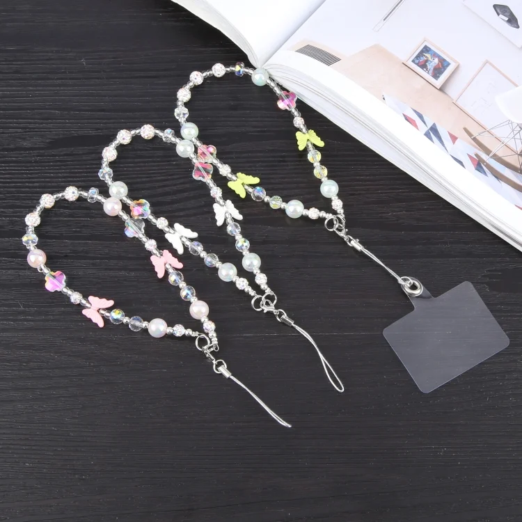 EDA0067091_B3.webp Butterfly Bead Chain Anti-lost Phone Short Lanyard - Image 4