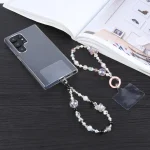 Butterfly Heart Bead Chain Anti-lost Phone Short Lanyard - Image 3