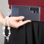 Bowknot Flowers Bead Chain Anti-lost Phone Short Lanyard - Image 5