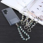 Colorful Crystal Bead Chain Anti-lost Phone Short Lanyard - Image 3