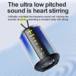 AEC S16 Portable LED Light Rainbow RGB Bluetooth Wireless TWS Speaker, S16 - Image 4