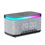 AEC S300 Portable 10W Power Multifunction Bluetooth Speaker Alarm Clock Wireless Charger, S300