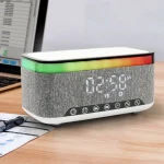AEC S300 Portable 10W Power Multifunction Bluetooth Speaker Alarm Clock Wireless Charger, S300 - Image 7