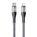 REMAX RC-C116 1.2m 30W Type-C to 8 Pin Smart Power-off Fast Charging Data Cable, Type-C to 8 Pin