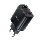 Yesido YC68 20W USB-C / Type-C + USB Digital Display Charger, EU Plug
