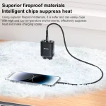 Yesido YC68 20W USB-C / Type-C + USB Digital Display Charger, EU Plug - Image 5