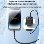 Yesido YC69 30W USB + Dual USB-C / Type-C Digital Display Charger, Specification:EU Plug, YC69 - Image 7