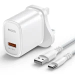 Yesido YC85C 18W USB Fast Charger with USB to USB-C / Type-C Cable, YC85C