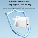 Yesido YC85C 18W USB Fast Charger with USB to USB-C / Type-C Cable, YC85C - Image 7