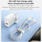 Yesido YC85C 18W USB Fast Charger with USB to USB-C / Type-C Cable, YC85C - Image 8