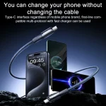 REMAX RC-C099 1.2m 66W USB to Type-C Fast Charging Braided Data Cable, USB to Type-C - Image 4