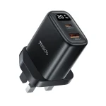 Yesido YC87 PD 20W USB-C / Type-C + USB Digital Display Charger, YC87