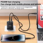Yesido YC87 PD 20W USB-C / Type-C + USB Digital Display Charger, YC87 - Image 3