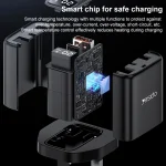 Yesido YC87 PD 20W USB-C / Type-C + USB Digital Display Charger, YC87 - Image 6