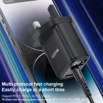 Yesido YC87 PD 20W USB-C / Type-C + USB Digital Display Charger, YC87 - Image 7
