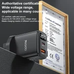 Yesido YC87 PD 20W USB-C / Type-C + USB Digital Display Charger, YC87 - Image 8
