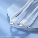 Borofone BX107 60W USB-C / Type-C to USB-C / Type-C Fast Charge Data Cable, Length:1m, Type-C to Type-C - Image 3