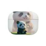 Phantom Panda Pattern Earbuds Box Frosted TPU Case, For AirPods Pro 2, For AirPods 3, For AirPods Pro, For AirPods 2 / 1