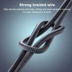 Yesido CA165L 27W USB + USB-C / Type-C to 8 Pin 2 in 1 Fast Charging Data Cable, CA165L - Image 6