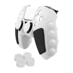 Splicing Color Silicone Gamepad Protective Case with Rocker Caps, For Sony PS5