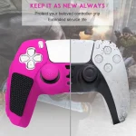 Splicing Color Silicone Gamepad Protective Case with Rocker Caps, For Sony PS5 - Image 4
