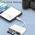 Yesido GS12 8 Pin to TF Card / SD Card / USB / 8 Pin 4 in 1 OTG Converter, GS12 - Image 4