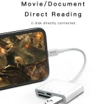 Yesido GS12 8 Pin to TF Card / SD Card / USB / 8 Pin 4 in 1 OTG Converter, GS12 - Image 6