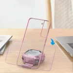 Transparent Carbon Fiber TPU Hybrid PC Case with Hook & Holder, For Samsung Galaxy Buds2 / Live / Pro / FE - Image 5