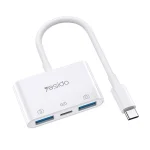 Yesido GS17 USB-C / Type-C to Dual USB + USB-C / Type-C OTG Adapter, GS17