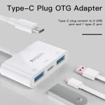 Yesido GS17 USB-C / Type-C to Dual USB + USB-C / Type-C OTG Adapter, GS17 - Image 2