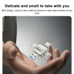 Yesido GS23 USB 3.0 to USB-C / Type-C, Micro USB, 8 Pin 4 in 1 Card Reader, GS23 - Image 7