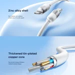 REMAX RC-C037 Capsule 1.2m 30W Type-C to Type-C PVC Fast Charging Cable, RC-C037 - Image 3