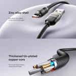 REMAX RC-C038 Capsule 1.2m 66W USB to Type-C PVC Fast Charging Cable, RC-C038 - Image 3