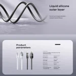 REMAX RC-C038 Capsule 1.2m 66W USB to Type-C PVC Fast Charging Cable, RC-C038 - Image 4