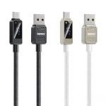 REMAX RC-C070 1.2m 66W USB to Type-C Digital Display Braided Fast Charging Cable, RC-C070 - Image 2