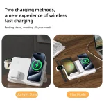 C30 15W 3 in 1 Magnetic Wireless Charger with Night Light, C30 - Image 4