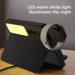 C30 15W 3 in 1 Magnetic Wireless Charger with Night Light, C30 - Image 5